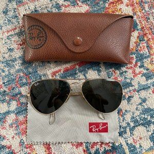 Classic Ray Ban Aviator Sunglasses